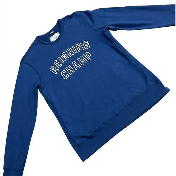 REIGNING CHAMP Varsity Crewneck Mid Weight Terry
Court blue/white Men Sweatshirt - Picture 6 of 16
